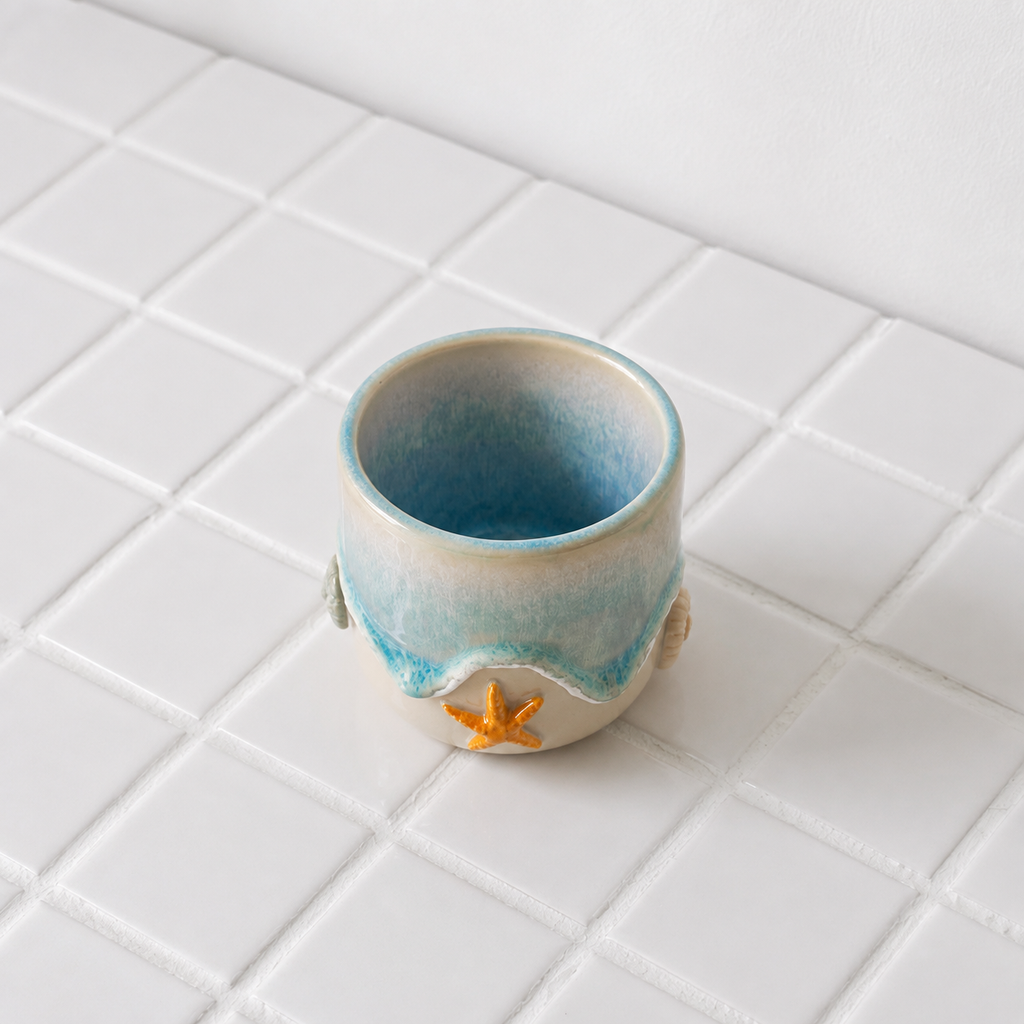 Seashell Waves Cup | 160 - 180 ML