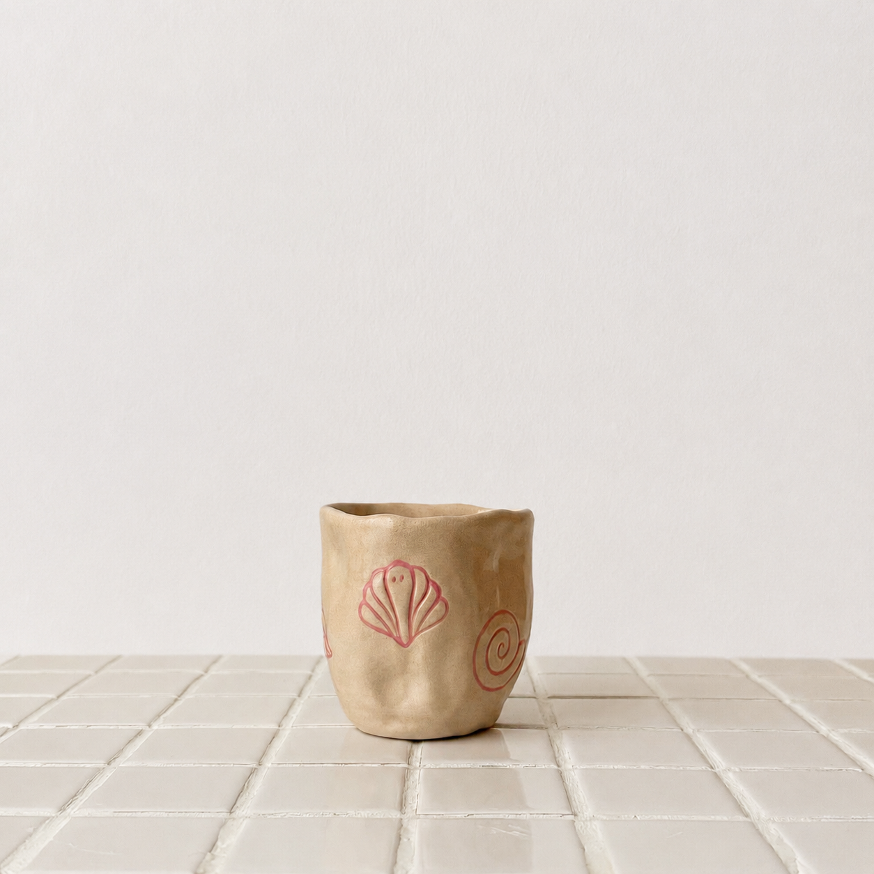 Pink Seashell Cup | 160 - 200 ml