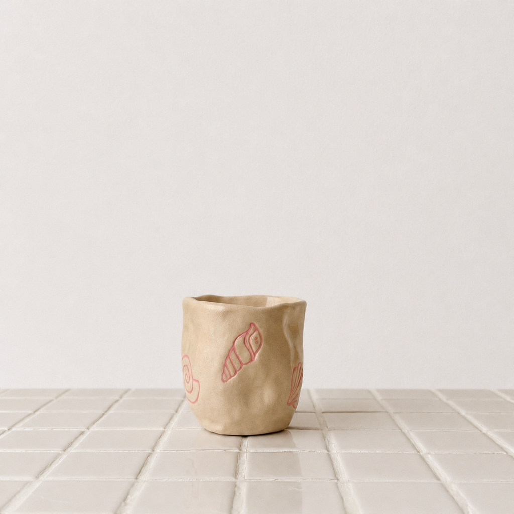 Pink Seashell Cup | 160 - 200 ml