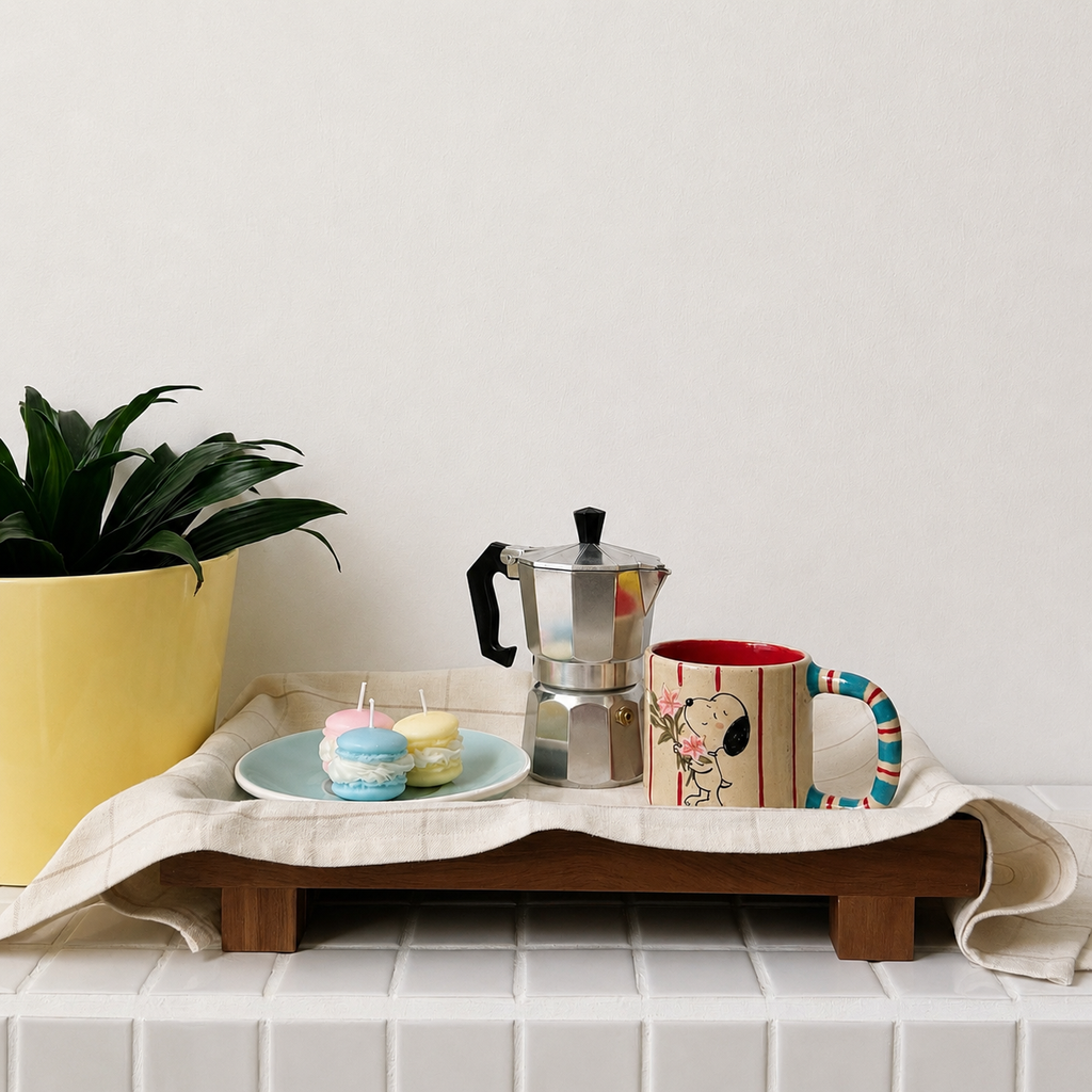 Lily Blossom Stripe Mug | 260 - 270 ml
